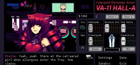 《VA11HALL-A 赛博朋克酒保行动》评测汇总