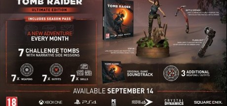 《古墓丽影：暗影》特别版、季票信息公开