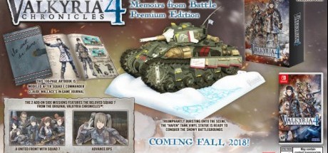 《战场女武神4》战场回忆录版公开，附赠坦克模型