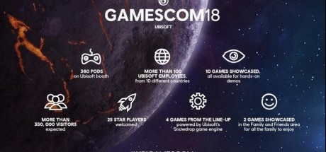 育碧公布2018年科隆展参展游戏阵容