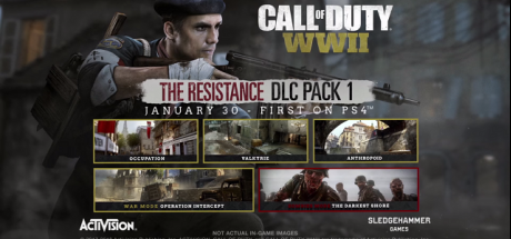 《使命召唤：二战》DLC“抵抗”宣传片公布