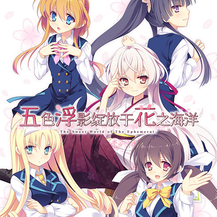 五色浮影绽放于花之海洋